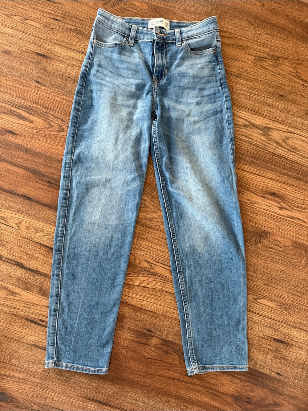 Abercrombie Kids High Rise mini mom Jeans